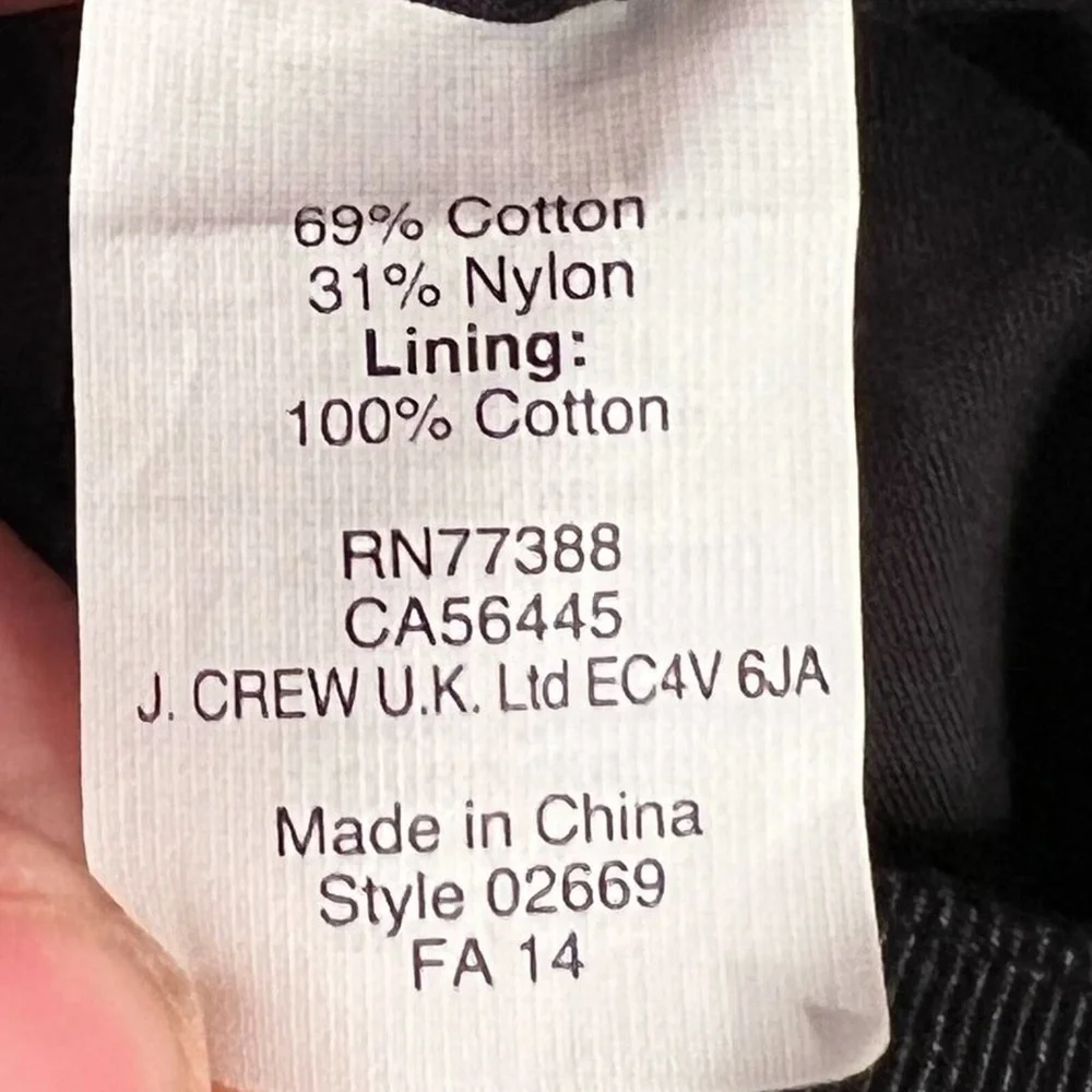 J. Crew crew scalloped